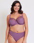 Flirtelle Emilie Deco Full Cup Side Support Bra Mauve
