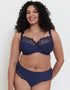 Flirtelle Emilie Deco Classic Brief Navy Blue