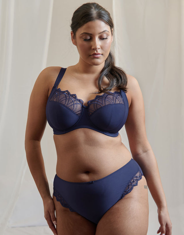 Flirtelle Emilie Deco Classic Brief Navy Blue