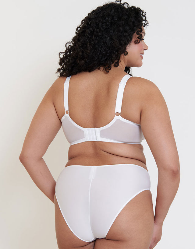 Flirtelle Emilie Deco Full Cup Side Support Bra White
