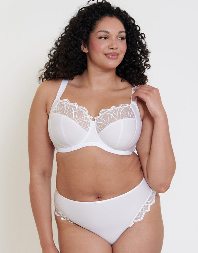 Flirtelle Emilie Deco Full Cup Side Support Bra White