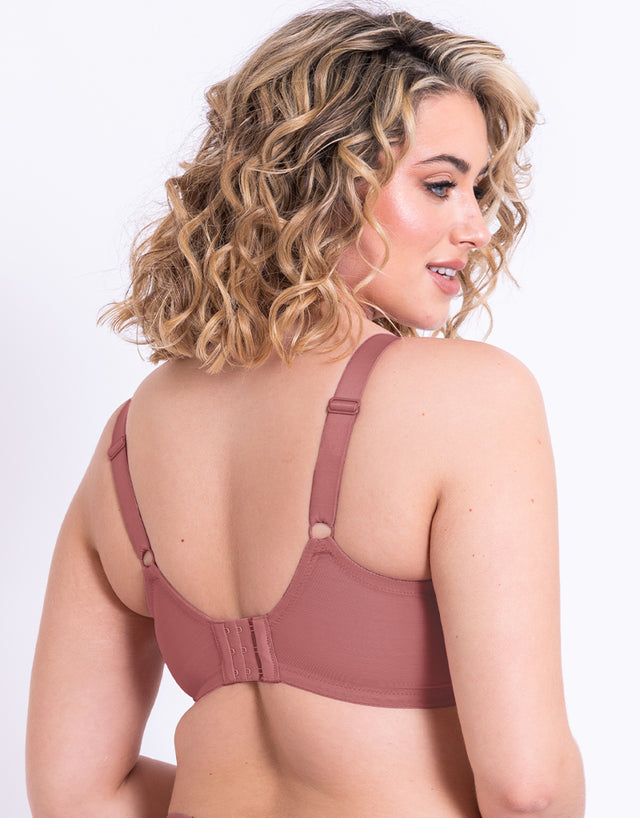 Flirtelle Emilie Full Cup Side Support Bra Rose
