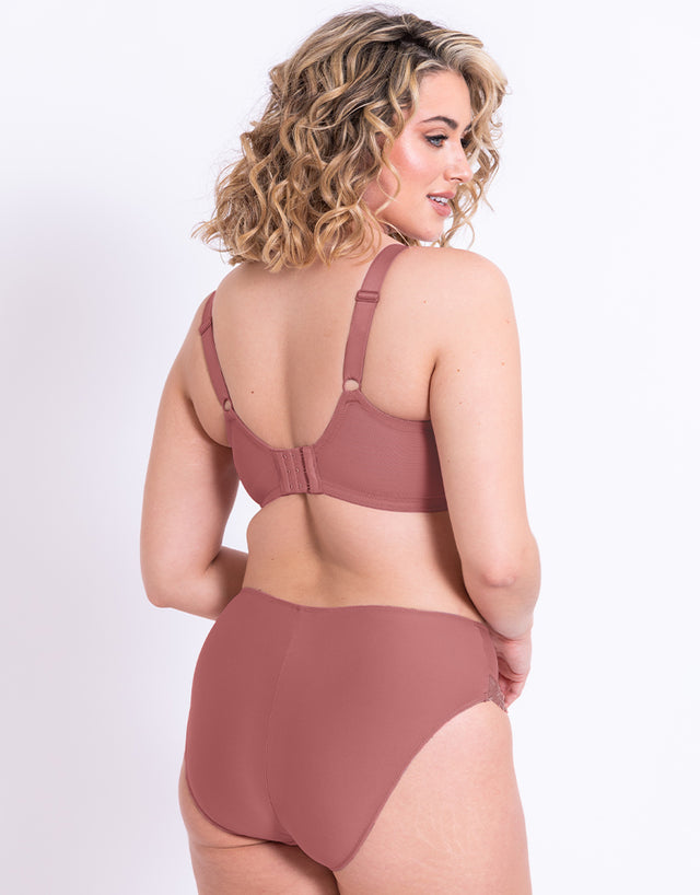 Flirtelle Emilie Full Cup Side Support Bra Rose