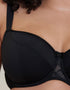 Flirtelle Emma Padded Balcony Bra Black