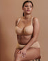Flirtelle Emma Padded Balcony Bra Soft Beige