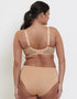 Flirtelle Emma Padded Balcony Bra Soft Beige