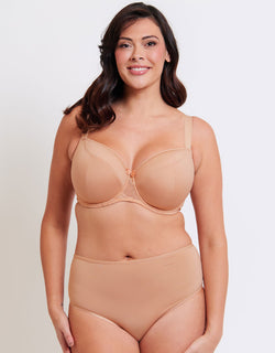 Flirtelle Emma Padded Balcony Bra Soft Beige
