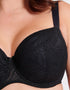 Flirtelle Isla Padded Balcony Bra Black