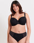 Flirtelle Isla Padded Balcony Bra Black