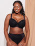 Flirtelle Isla Padded Balcony Bra Black