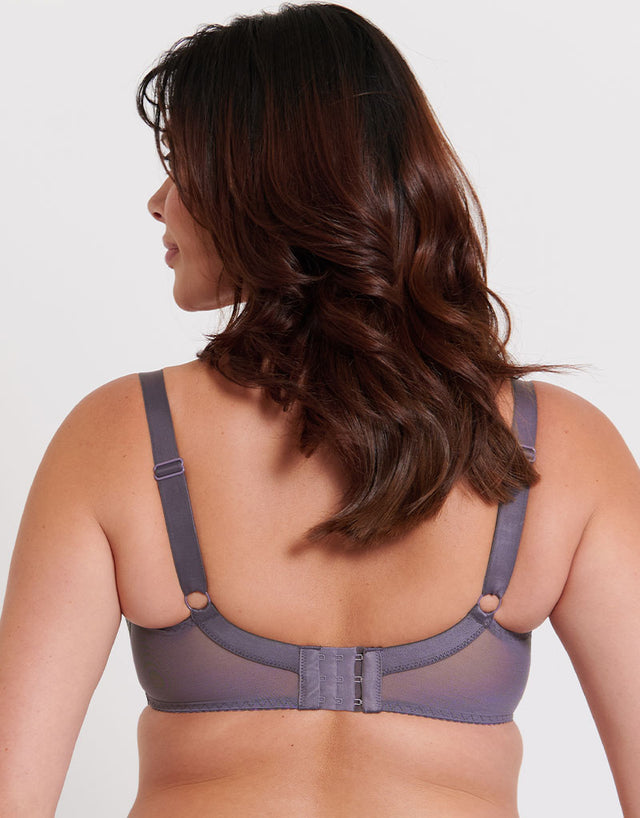 Flirtelle Isla Padded Balcony Bra Twilight Grey