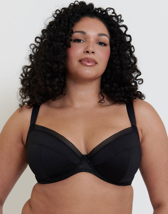 Flirtelle Josie Plunge Bra Black