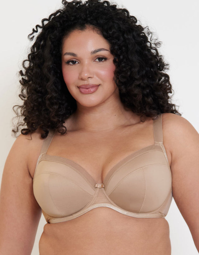 Flirtelle Josie Plunge Bra Light Taupe