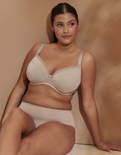 Flirtelle Josie Plunge Bra Light Taupe
