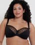 Flirtelle Riley Balcony Bra Black