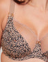 Flirtelle Riley Balcony Bra Leopard Print
