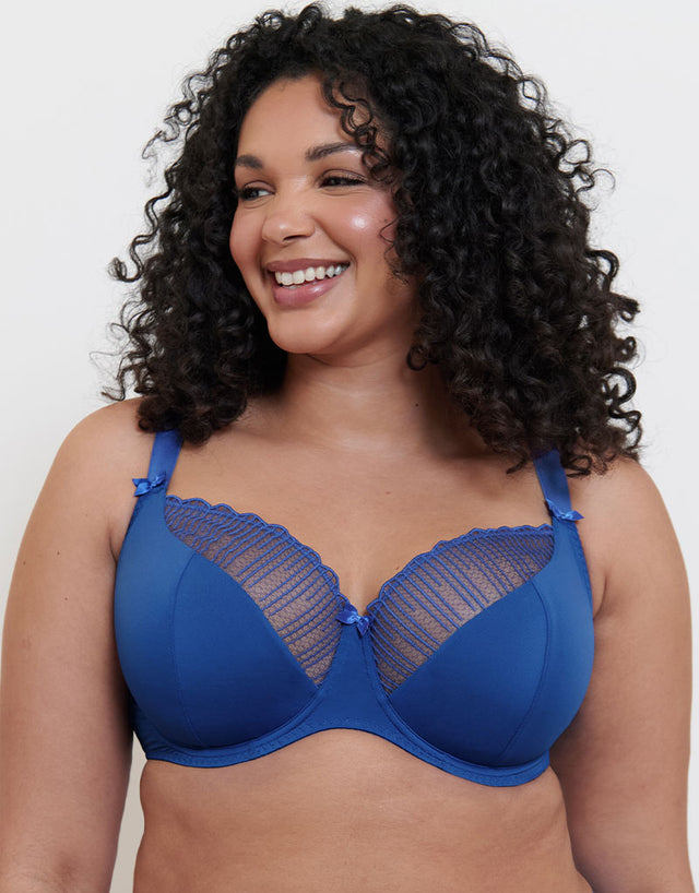 Flirtelle Riley Balcony Bra Marine Blue