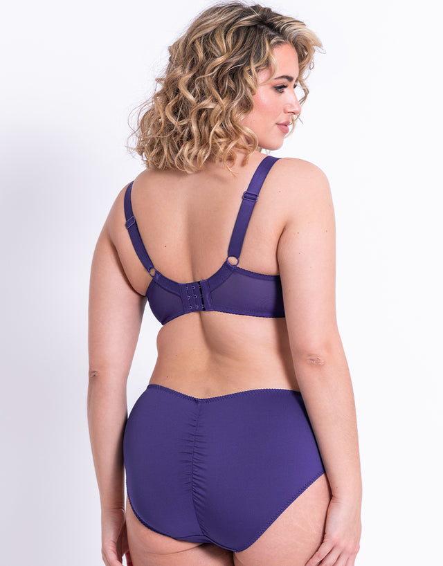 Flirtelle Riley Balcony Bra Purple