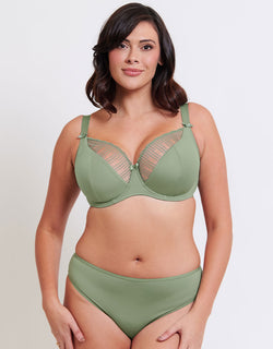 Flirtelle Riley Balcony Bra Sage Green