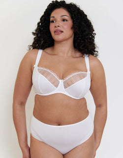 Flirtelle Riley Balcony Bra White