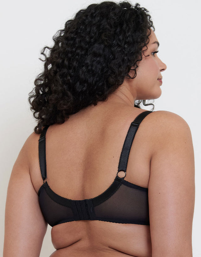 Flirtelle Rosie Balcony Bra Black/Gold