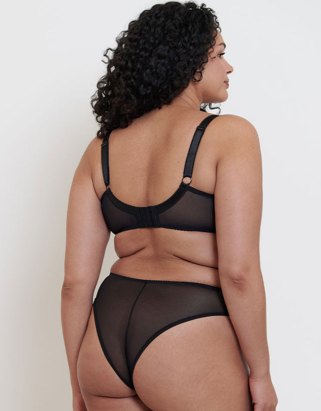 Flirtelle Rosie Brazilian Brief Black/Gold