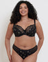 Flirtelle Rosie Brazilian Brief Black/Gold