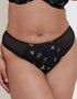 Flirtelle Rosie Brazilian Brief Black/Gold