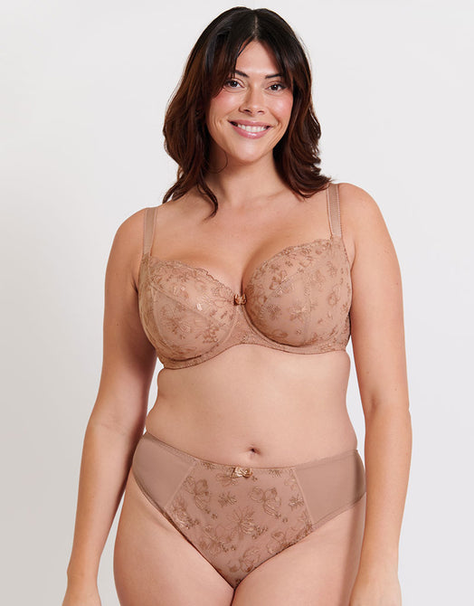 Flirtelle Rosie Balcony Bra Cafe Au Lait