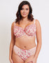 Flirtelle Rosie Brazilian Brief Cream/Berry Mix