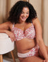 Flirtelle Rosie Brazilian Brief Cream/Berry Mix