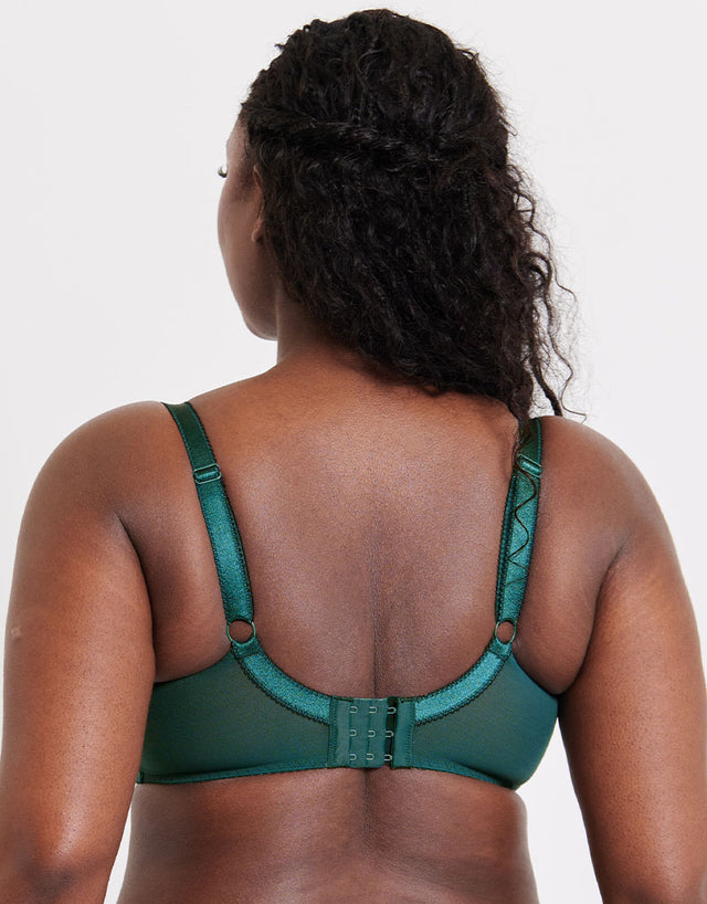 Flirtelle Rosie Balcony Bra Emerald