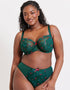 Flirtelle Rosie Balcony Bra Emerald