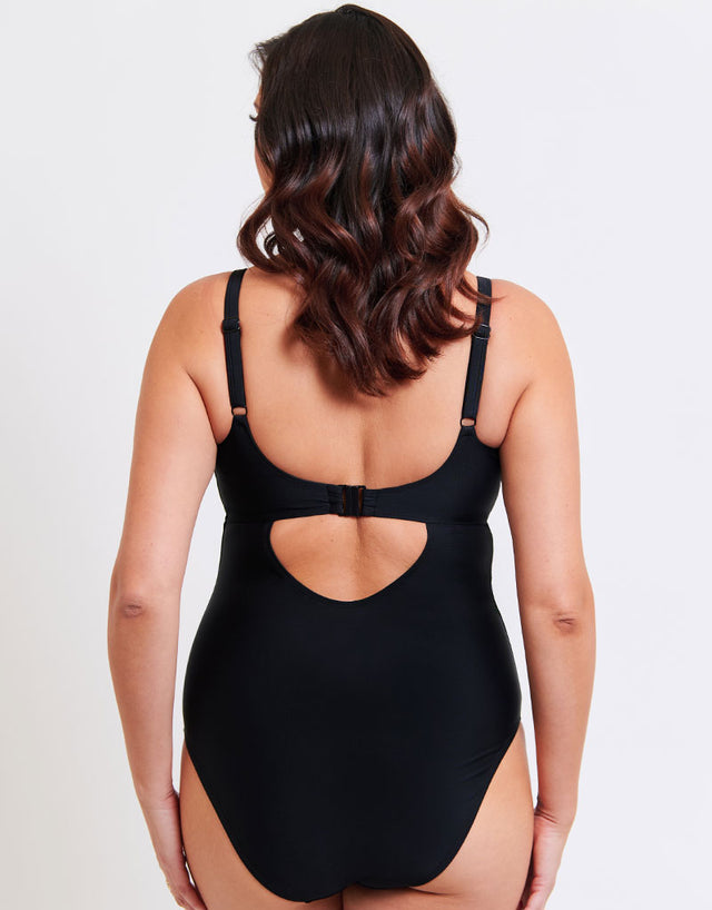 Flirtelle Salento Coast Balcony Swimsuit Black