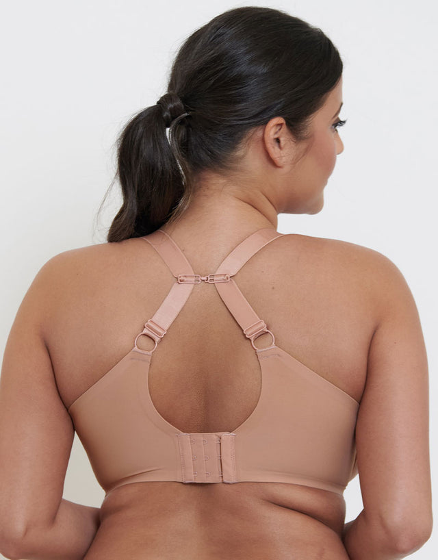Flirtelle Spacer T-Shirt Plunge Bra Latte