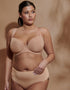 Flirtelle Spacer T-Shirt Plunge Bra Latte