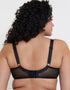 Flirtelle Swirl Balcony Bra Black
