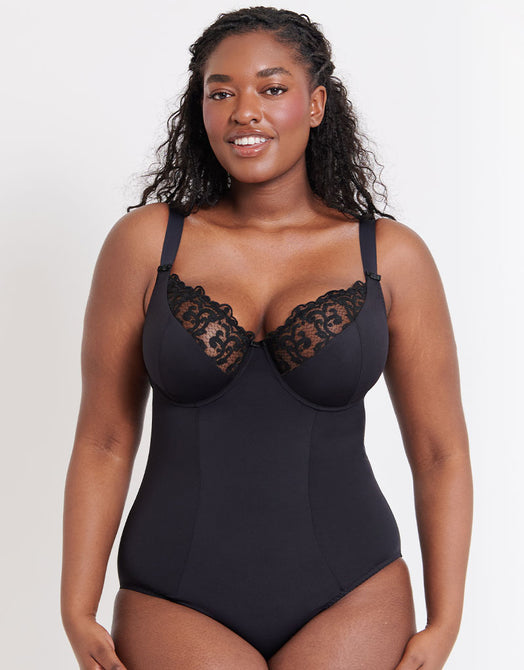 Flirtelle Swirl Balcony Body Black