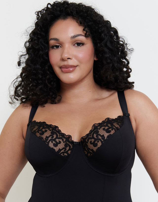Flirtelle Swirl Balcony Body Black