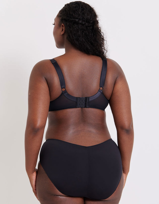 Flirtelle Swirl Brief Black/Blush