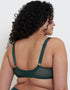 Flirtelle Swirl Balcony Bra Deep Green