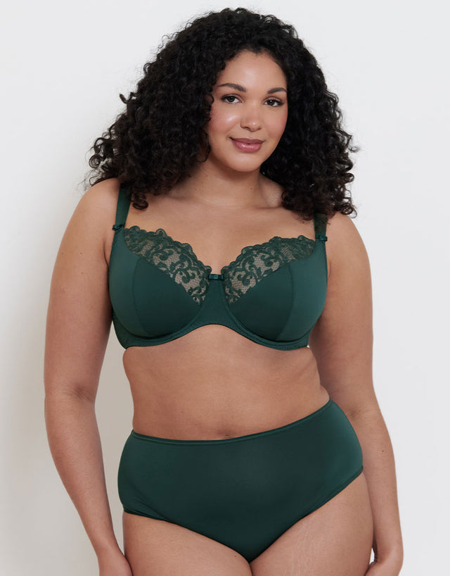 Flirtelle Everyday Full Brief Deep Green