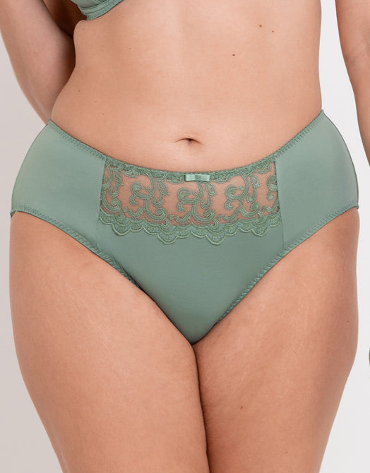 Flirtelle Swirl Brief Sage Green