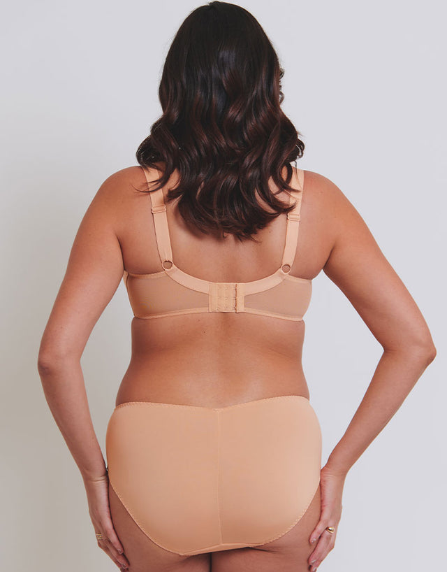 Flirtelle Swirl Balcony Bra Soft Beige