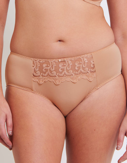 Flirtelle Swirl Brief Soft Beige