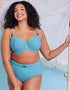 Flirtelle Verona Beach High Waist Bikini Brief Aqua Blue