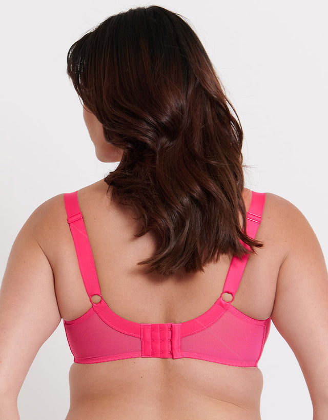 Flirtelle Viola Geo Balcony Bra Pink