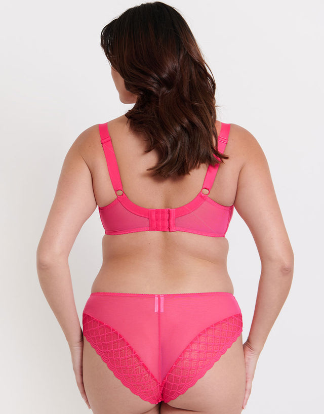 Flirtelle Viola Geo Balcony Bra Pink
