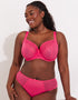 Flirtelle Viola Geo Balcony Bra Pink