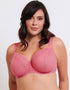 Flirtelle Viola Geo Balcony Bra Rose Pink